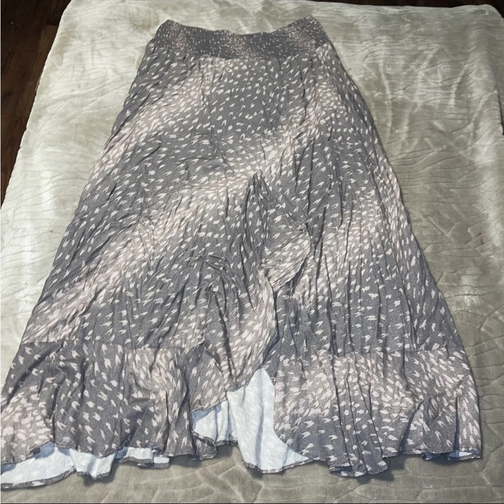 Double D Ranch Maxi Skirt Size Large Print new with tags $ 220